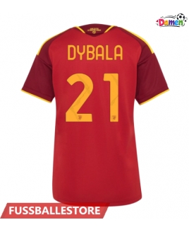 Günstige AS Roma Paulo Dybala #21 Heimtrikot Damen 2026-27 Kurzarm